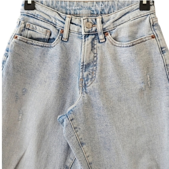 74 OLD NAVY HIGH RISE CURVY O.G STRAIGHT JEANS WOMEN'S PETITE SIZE 2P - Picture 3 of 8